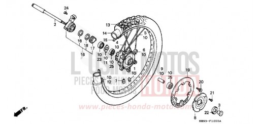 ROUE AVANT XL600VN de 1992